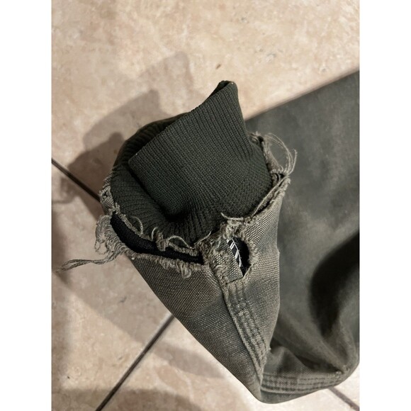 Vintage Carhartt Jacket Mens L J25 MOS Moss Green Distressed Faded Y2K Work - Picture 7 of 8